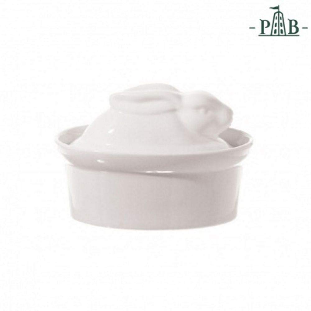 La Porcellana Bianca - Casseruola Lepre in Gift Box - Arredo Casa, Complementi Tavola - Porcellana - 7x10xh8 cm