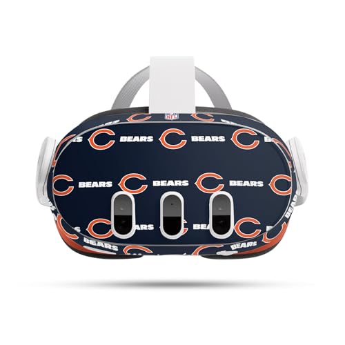Autocollant Chicago Bears Meta Quest 3 en vinyle premium aux finitions précises