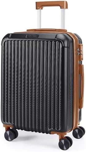 LIGHT FLIGHT Carry On Luggage 22x14x9 Airline Approved, Durable H...