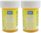 PME Colorante en Pasta Amarillo Luminoso 25 g (Paquete de 2)