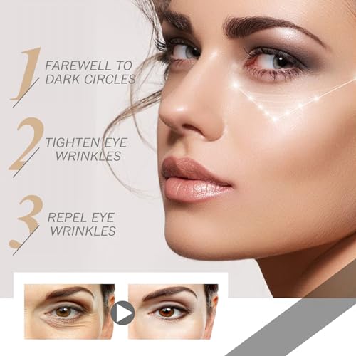 Instant Eye Tightener, Eye Cream For Dark Circles and Puffy Eyes, Anti Wrinkle Eye Cream with Retinol And Collagen, Firming Eye Cream for Fade Dark Circles Under the Eye and Moisturize Skin - Image 3