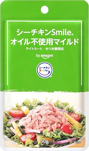 by Amazon シーチキンSmile フレーク オイル不使用 マイルド 50g×6個 4枚目