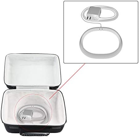 Khanka Hard Travel Case for Sonos Move The durable battery-powered Smart Speaker.Fits Charging Base and cables.(White lining)