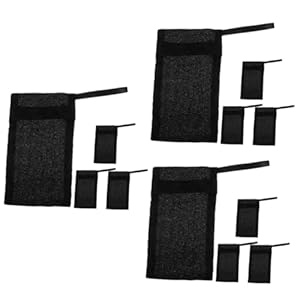 FRCOLOR 12 Pcs Soap Foaming Mesh Bag Soap Net Bag Soap Sock Soap Bags Bathroom Accessories Citronella Soap Bubble Soap Mesh Wash Bag Soap Saver Bags Nylon Net The Bubble Travel