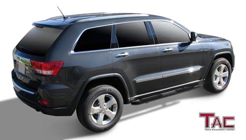 Estribos laterales para Jeep Liberty 2008-2013 negro 69x7x11 pulgadas miniatura 2