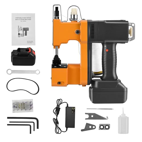 Sacos Maquinas de Coser Maquina de Tejer Portátil Máquina Selladora para Bolsa dePlástico de Papel de Arroz