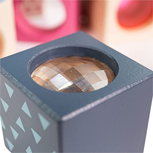 Image of Bigjigs Toys FSC Certified Sensory Blocks, Wooden Sensory Toys for 1 2 3 Year Olds