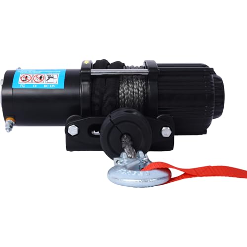 Winch eléctrico 3500 lb para ATV UTV 12V resistente al agua miniatura 4
