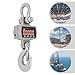 3000kg Digital Crane Scale, Industrial Hanging Scale with Handheld Remote, Backlit LCD, Heavy-Duty Steel Hook, Rechargeable Battery, 6000lb Capacity, for Warehouse Garage Farm Cargo Weighing