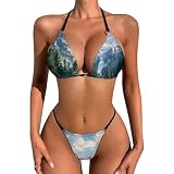 Un deux-pièces polyvalent : Ce maillot de bain deux-pièces sexy comprend un haut et un bas coordonnés, parfaits pour créer des looks variés. Léger et facile à emporter, il deviendra vite le compagnon idéal de vos vacances d'été.