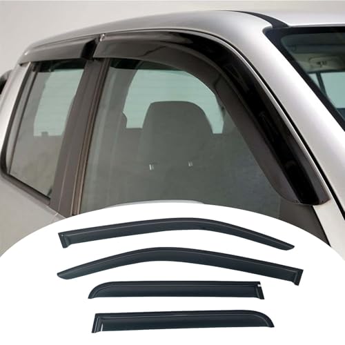 JHCHAN Windabweiser für VW Amarok 2010-2022 Double Cab Schwarz Smoke Regenschild JHCHAN Windabweiser für VW Amarok 2010-2022 Double Cab Schwarz Smoke Regenschild