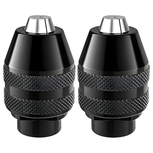 2PCS 4486 Portabrocas Taladro, 1/32-1/8 Portabrocas de Tres Mandriles Portabrocas Mandril Adaptador Brocas Tres Mandriles para 4000, 3000, 300, 200, 398, 275 y Más para Herramientas Rotativas