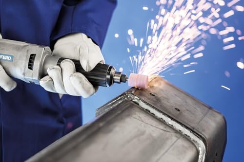 PFERD TOOLS STEEL Schleifstift-Set 5-tlg. | Schaftdurchmesser 6 mm, A30/46/60 | 33920214 - für die Bearbeitung von Stahl und Stahlguss