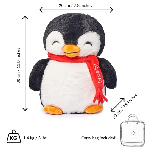 ODOXIA Weighted Stuffed Animal 1.4kg | Gewichtskuscheltier als therapeutisches Kuscheltier mit Gewicht gegen Angstzustände | Therapie Gewicht für Kinder & Erwachsene als Anxiety Kuscheltier