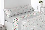 CAMA CON LARGO DE 190-200 CM BAJERA ELÁSTICA, ENCIMERA Y 1 FUNDA ALMOHADA TACTO SUAVE ANTI-ESTRÉS, ANTI-REUMÁTICO TACTO SUAVE NO USAR AGUA CALIENTE Y COLORES FUERTES POR SEPARADO JUEGO SÁBANAS DE VERANO 90g/cm2 (3 PIEZAS) MICROFIBRA