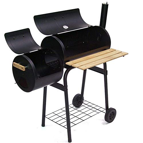 D&L Barbecue a carbonella 56510 per affumicatore, barbecue a carrello, griglia con affumicatore AWZ