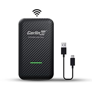 CarlinKit 3.0 Draadloze CarPlay adapter,voor een auto met CarPlay(Bouwjaar auto: 2017 tot 2022),Plug en Play,Ondersteuning firmwareversie-update