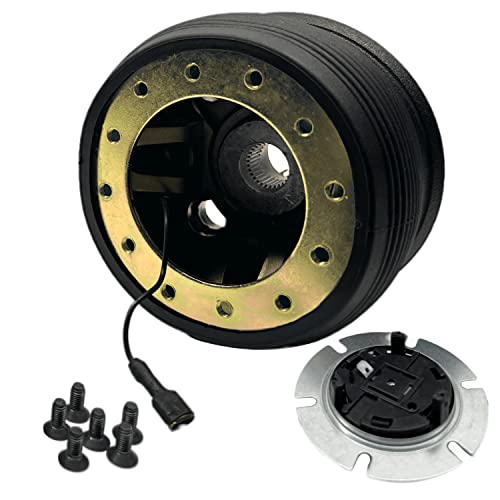 [DTi 640] DoradoTuning Adaptador de Boss/Piña de Volante/Volante Hub liberación rápida/Compatible con◆ Golf Mk3 '91-'02 Mk2 '89-'92 ◆ Corrado '89-'95 ◆ Lupo '98-'05 ◆ Polo '89-'02 Cover