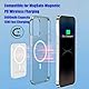 Wireless Power Bank für iPhone, Magnetische Power Bank 5000mAh 15W Schnellladefunktion Ladegerät, Kabellose Externer Akku Kompatibel mit MagSafe für Apple iPhone 16 15 14 13 12 Pro/Pro Max/Plus