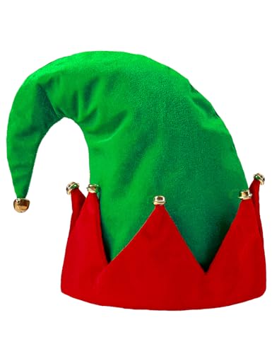 COSAVOROCK Elfenmütze Weihnachten Elfen Mütze Erwachsene...