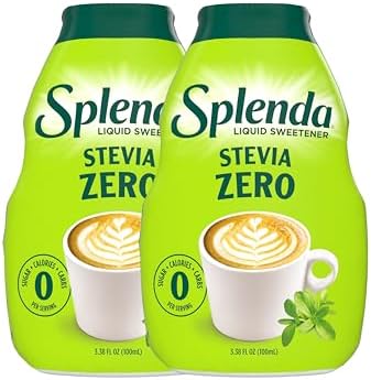 SPLENDA Stevia Liquid Zero Calorie Sweetener Drops, 3.38 Fl Oz Bottle (Pack of 2)