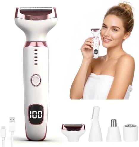 2026 Led Display Electric Razor,Beauty Women's Wet & Dry Electric...