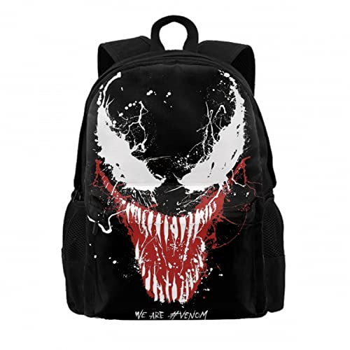 Movie Backpack 3D Print Fans Backpack Superhero Bookbag Black Fashion Bookbag With Bottle Side Pockets #TOP23