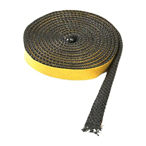 Vedação de Fogão Fibra de Vidro Autoadesiva Cabo de Vedação de Fogão Plano Corda para Forno de Vidro