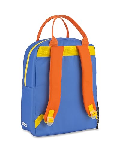 Image of Skip Hop x Blippi Toddler Backpack with Adjustable Padded Straps, Bottle Pocket, Roomy Interior fits School Size Folders & Lunch Bags, Age 3+