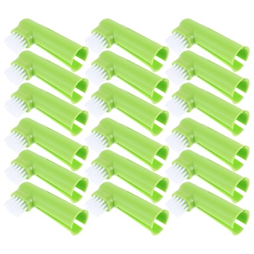 Brosses à dents doigt pour chiens et chats silicone souple nettoyage plaque dentaire