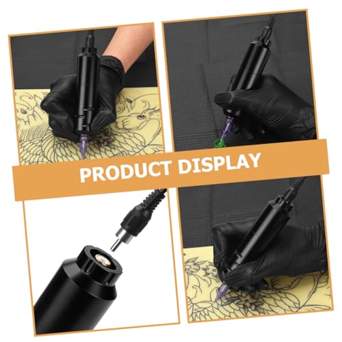 Beaupretty 1 set Rotatable Tattooing Supplies Pen Aluminum with Machine DIY Portable Making Rotary Long - Image 3