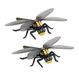 シミュレーション動物昆虫モデル子供用静的ソリッド風景装飾玩具トンボマイクロ装飾品プラスチックI3J0