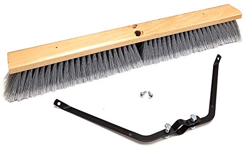American Select Tubing 24â€ Smooth-Surface Push Broom Head with Broom Brace