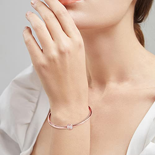 Image of GNOCE Pet Dog Bowl Bead Charm For Women, S925 Sterling Silver Bead Charm NecklaceBracelet for Her, Jewelry Gift