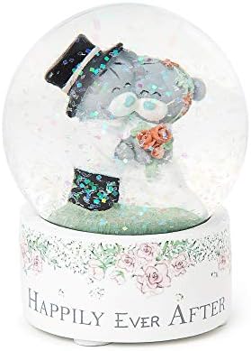 Me To You AGE01002 Tatty Teddy 'Happily Ever After' Wedding Snow Globe