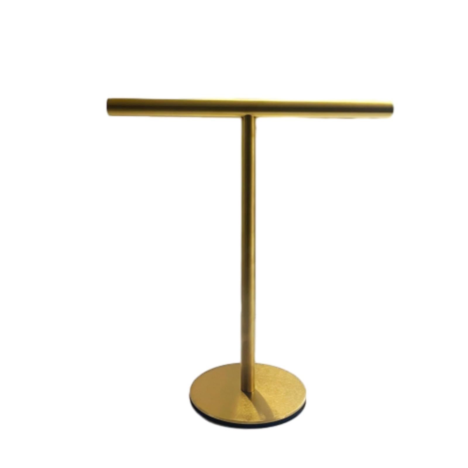 Moedweuo Gold T-Shape Hand Towel Holder Stand, Stainless Steel Countertop Rack