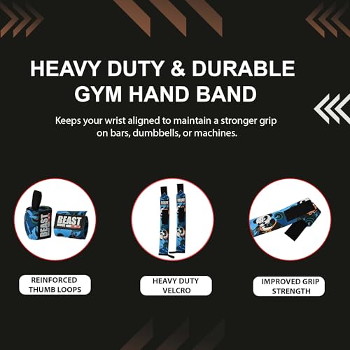 Image of STEIGEN FITNESS ULTIMATE PANDA PRINT Wrist Support Wraps,Wrist Bands For Exercise,Wrist Straps For Gym (PANDA FLEX)