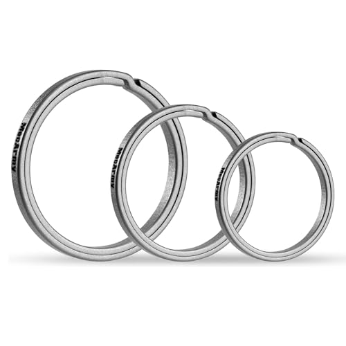 Porte-clés en titane MecArmy EDC suspendu, mini mousqueton de poche anti-ongles cassés