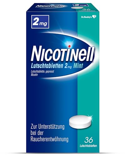 Nicotinell Lutschtabletten 2 mg Mint zur Raucherentwöhnung 36 St. Tabletten