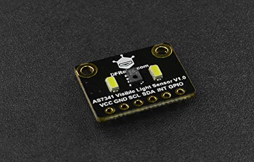 DFRobot AS7341 11-Kanal-Sensorausbruch für sichtbares Licht, 8 optische Kanäle, Flimmern bei Umgebungslicht, Grau, Sensor, Lichtsensor, AS7341