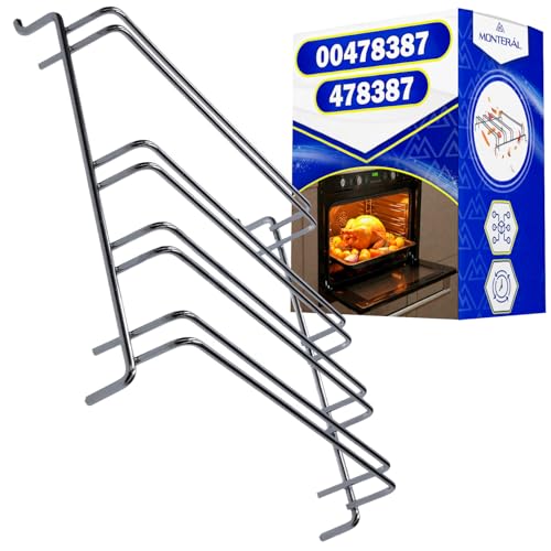 Seitliche Halterung für Backblech und Backofenrost 240x265x60 mm mit Originalcode 00478387 478387 für Bosch Backofen für Siemens für Balay für Constructa für Neff - Garantie 10 Jahre - MONTERAL Seitliche Halterung für Backblech und Backofenrost 240x265x60 mm mit Originalcode 00478387 478387 für Bosch Backofen für Siemens für Balay für Constructa für Neff - Garantie 10 Jahre - MONTERAL