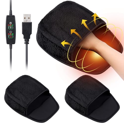 Tapis de souris chauffant USB avec repose-poignet pour ordinateur portable x2