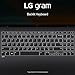 LG gram 17 inch Laptop Touchscreen - Intel Core Ultra 7-17.3 Large Screen WQXGA - Backlit Keyboard - 32GB RAM - 2TB PCIe SSD - Ultra Thin Lightweight - 2025 AI Copilot PC 47 NPU Tops -Windows 11 Pro