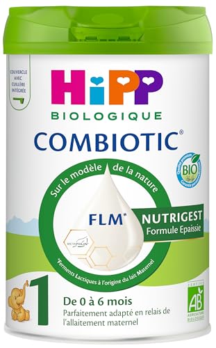 HiPP - Combiotic Nutrigest - Lait 1 Epaissi - Boîte - 800g - BIOLOGIQUE