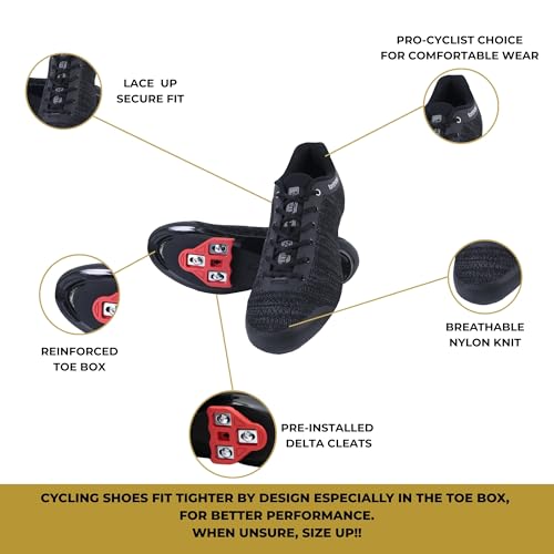 Image of Tommaso Strada Mens SPD Shoes-Ready-to-Ride Mens Cycling Shoes with Pre-Installed SPD Cleats-Explore Vareity Cycling Shoes & Bike Accessories.