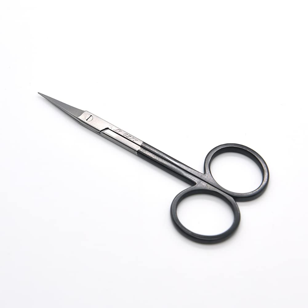 Black Supercut Scissors Doulble Eyelid Iris Scissors (10cm Straight)
