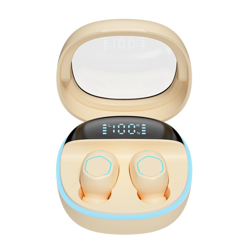 M41 True Wireless Bluetooth in-Ear Earbuds | Long Standby ENC Calls + 35H Playtime | IPX5 Waterproof | Bluetooth 5.3 Stable | Deep Bass for Gym & Running | 2025 Wireless Earbuds Under $20