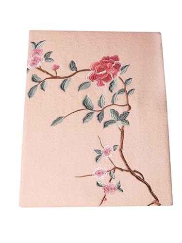 Écharpe longue brodée en laine femme douce sans irritations chic
