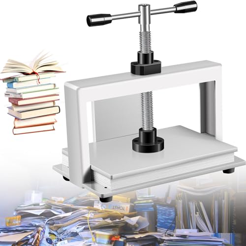 Prensa de papel manual A4/A3, máquina aplanadora de libros, prensa de papel plano, máquina moldeadora, máquina pellizcadora, encuadernación con tornillo de prensa, encuadernadora de prensa,A4