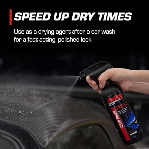 Image of Holley Speed Finish - Ceramic Detailing Spray - 16 oz. | High-Performance Car Care, Fast Acting, Quick Drying - Spray on Any Vehicle Surface to Repel Water and Protect Paint